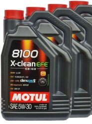 Motul 8100 X-Clean Efe 5W30 4X5 L - 3