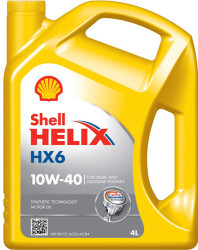 Shell Helix HX6 10W40 4X4 L - Shell